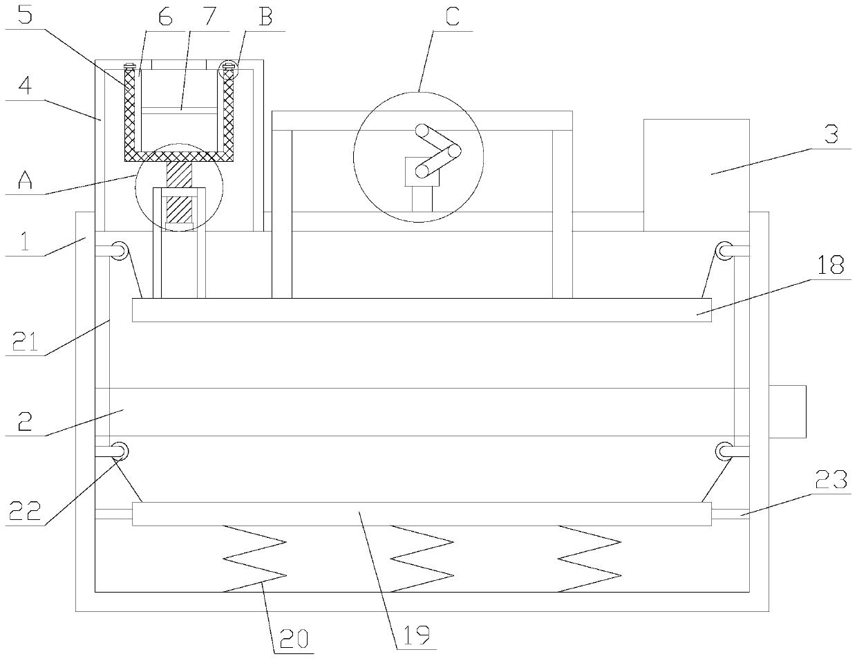 Ultraviolet disinfection equipment with impurity removal function for water treatment