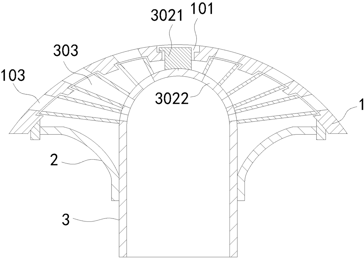 Medical fumigation adjustable atomizing head and using method thereof