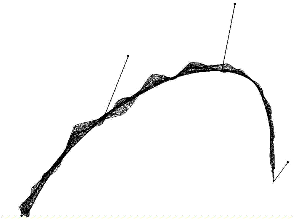 Radial basis function-based plant three-dimensional configuration virtual modeling method