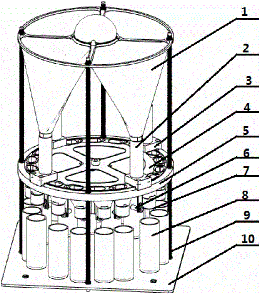 Coin sorting counting device