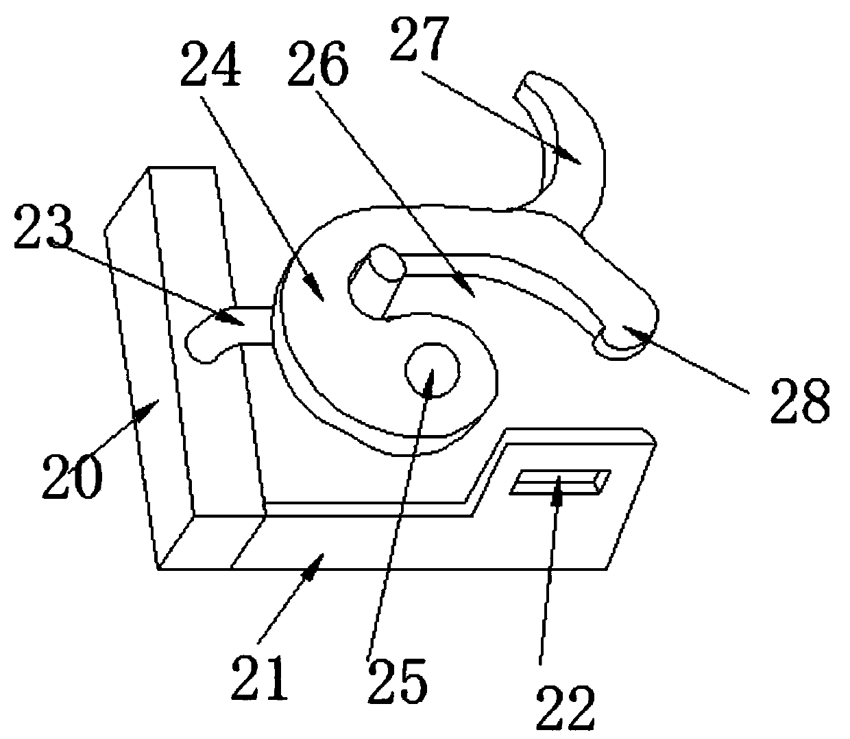 Wall-mounted LED lamp convenient to adjust and disassemble