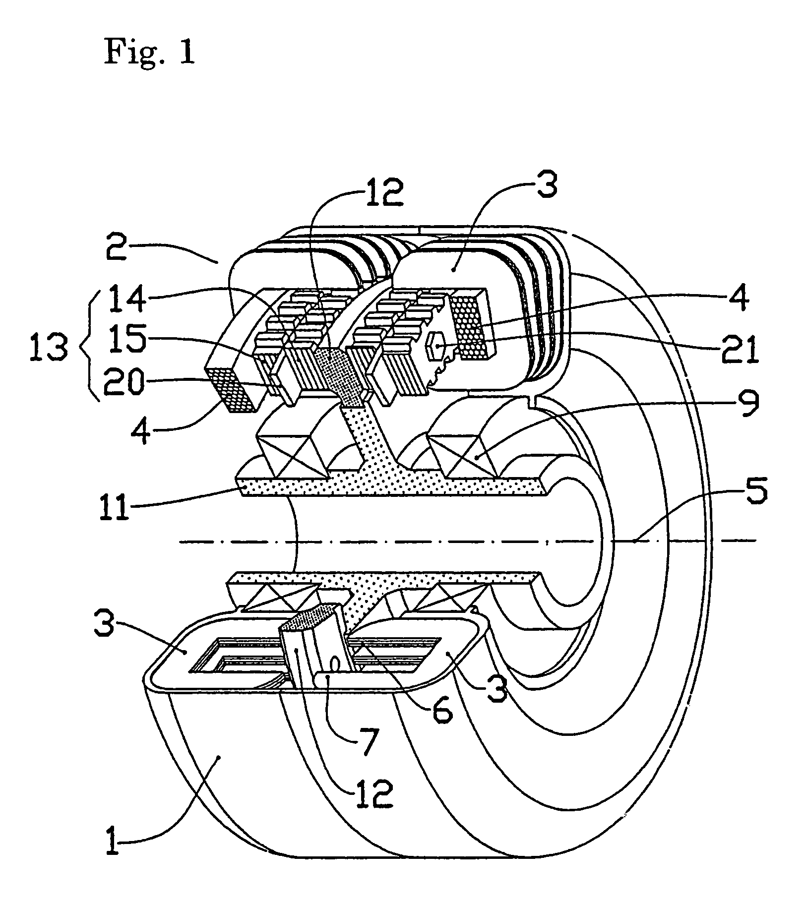 Hybrid synchronous electric machine