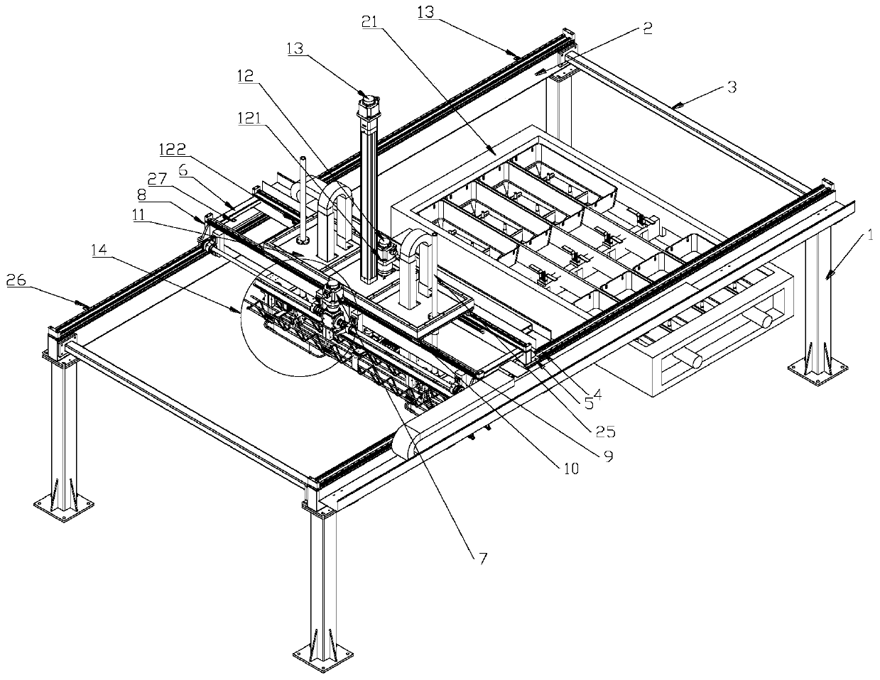 Sleeper truss stirrup molding device