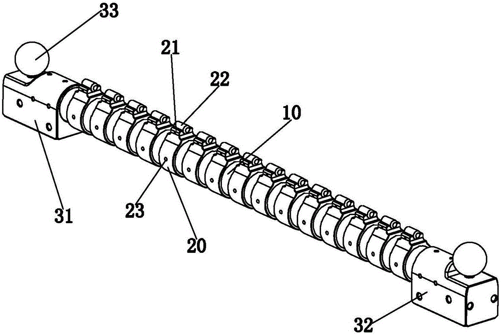 High-stability step gauge and preparation method thereof