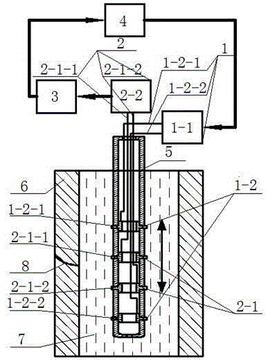 Liquid conveying pipeline leakage and sewage blocking detection method based on frequency domain