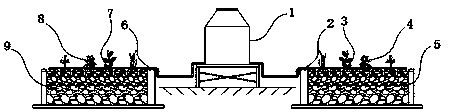 Method and system for denitrifying low-carbon high-nitrogen sewage by utilizing plant carbon source-enhanced artificial wetland