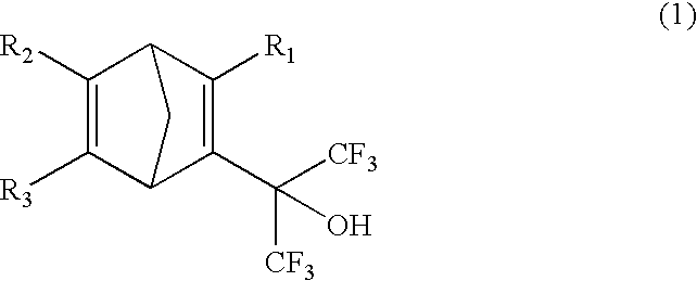 Fluorine-containing cyclic compounds, fluorine-containing polymerizable monomers, fluorine-containing polymers resist compositions and patterning method