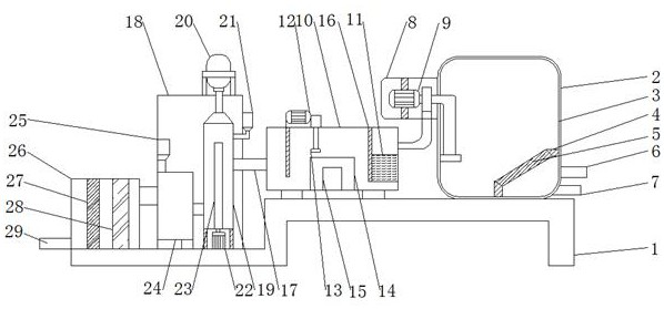 Petroleum coking wastewater treatment device