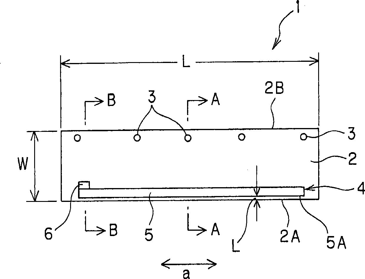 Developing blade and its manufacturing method