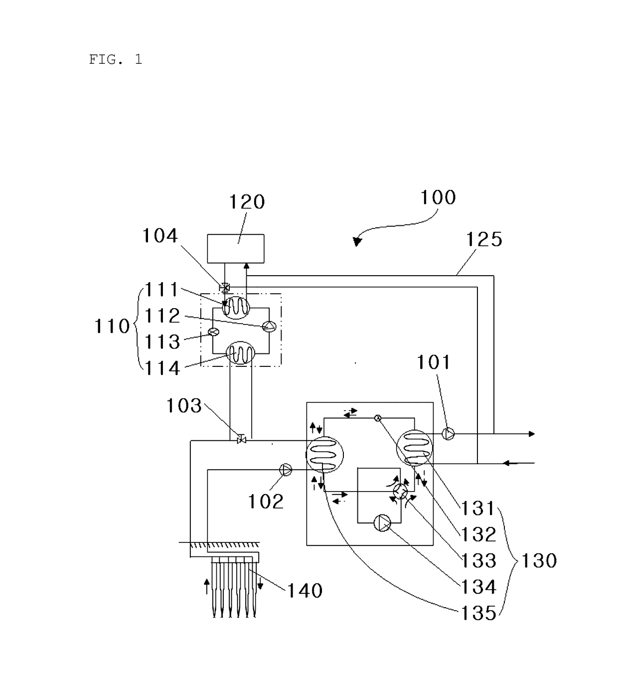 Two-stage heating geothermal system using geothermal energy