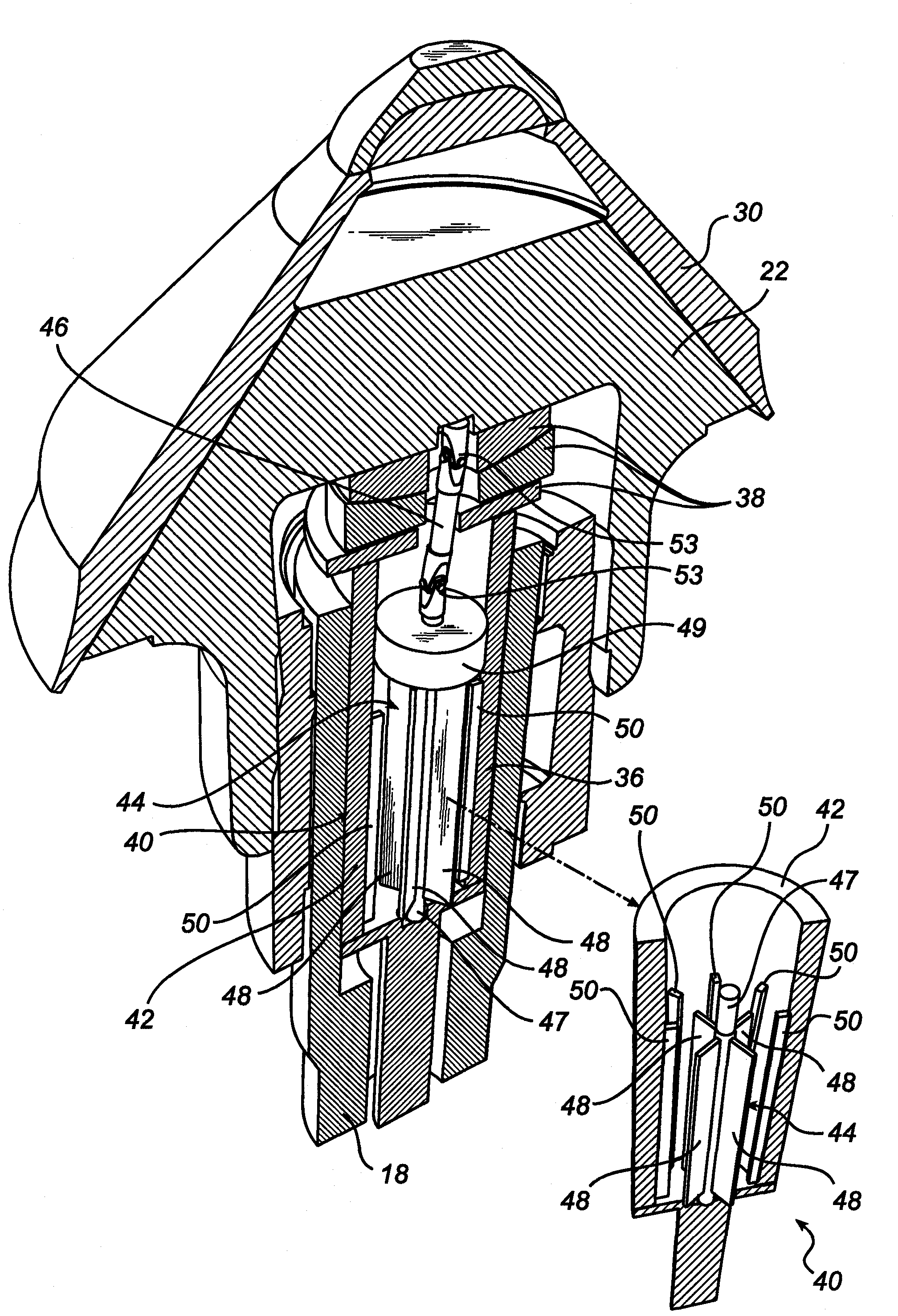 Gyratory crusher with arrangement for restricting rotation