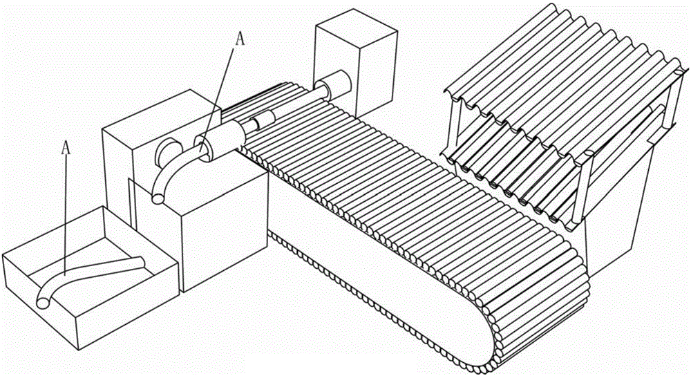 Air conditioner pipe bending machine