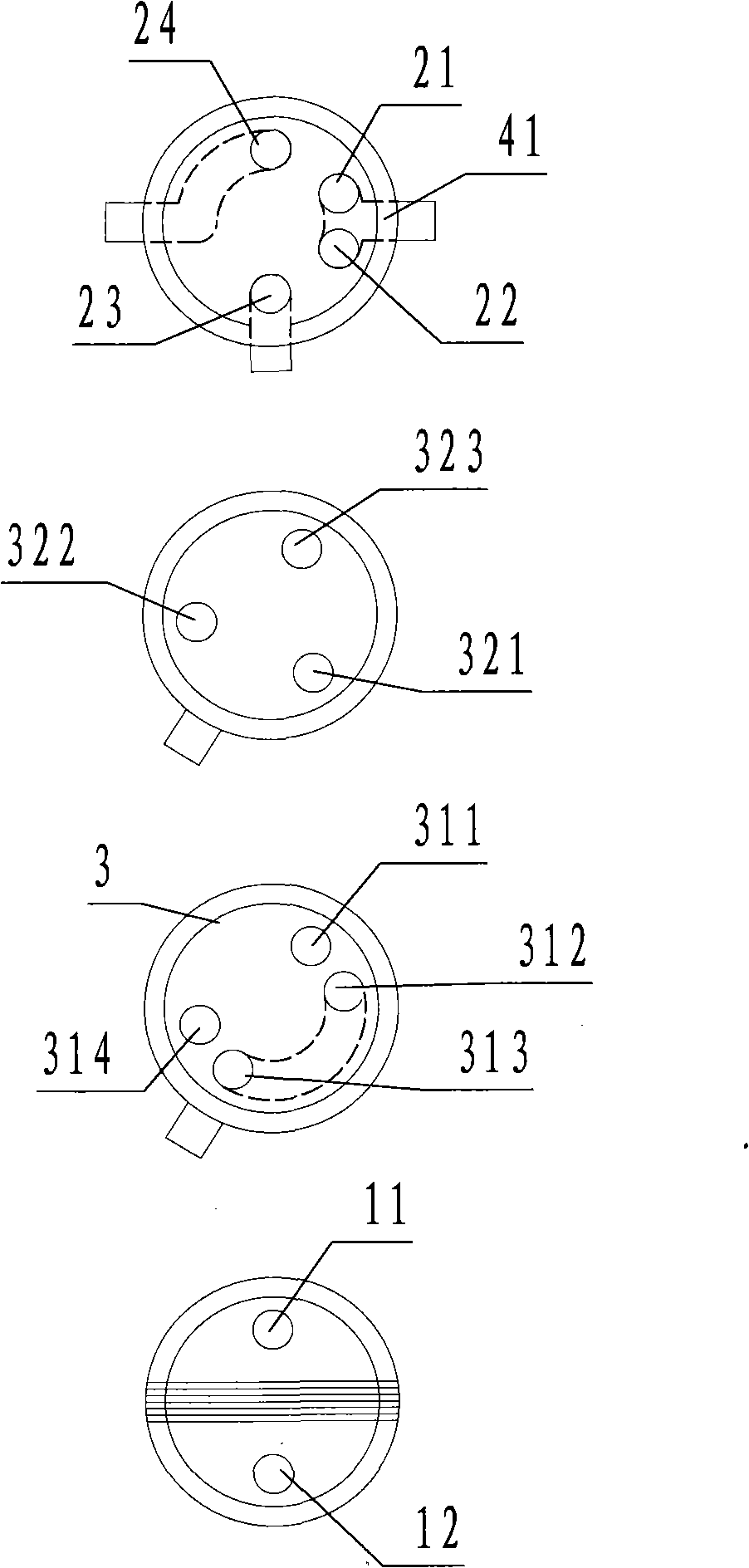 Fluid flow direction switch