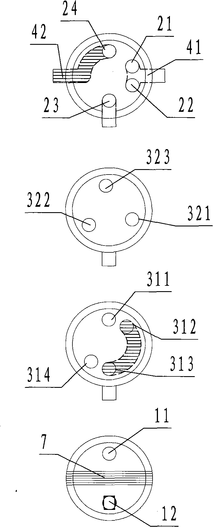 Fluid flow direction switch