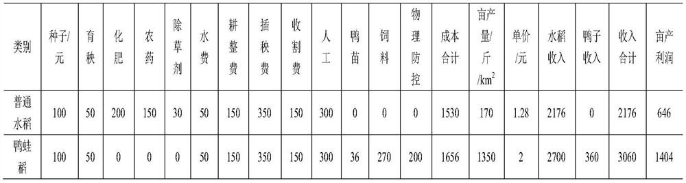 Ecological planting method for rice, duck, frog and green manure co-cropping