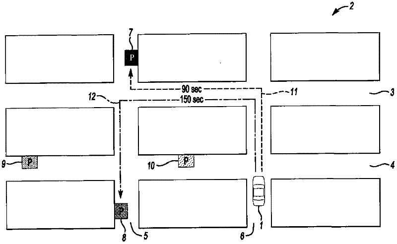 Method and device for assisting a driver in finding a parking spot