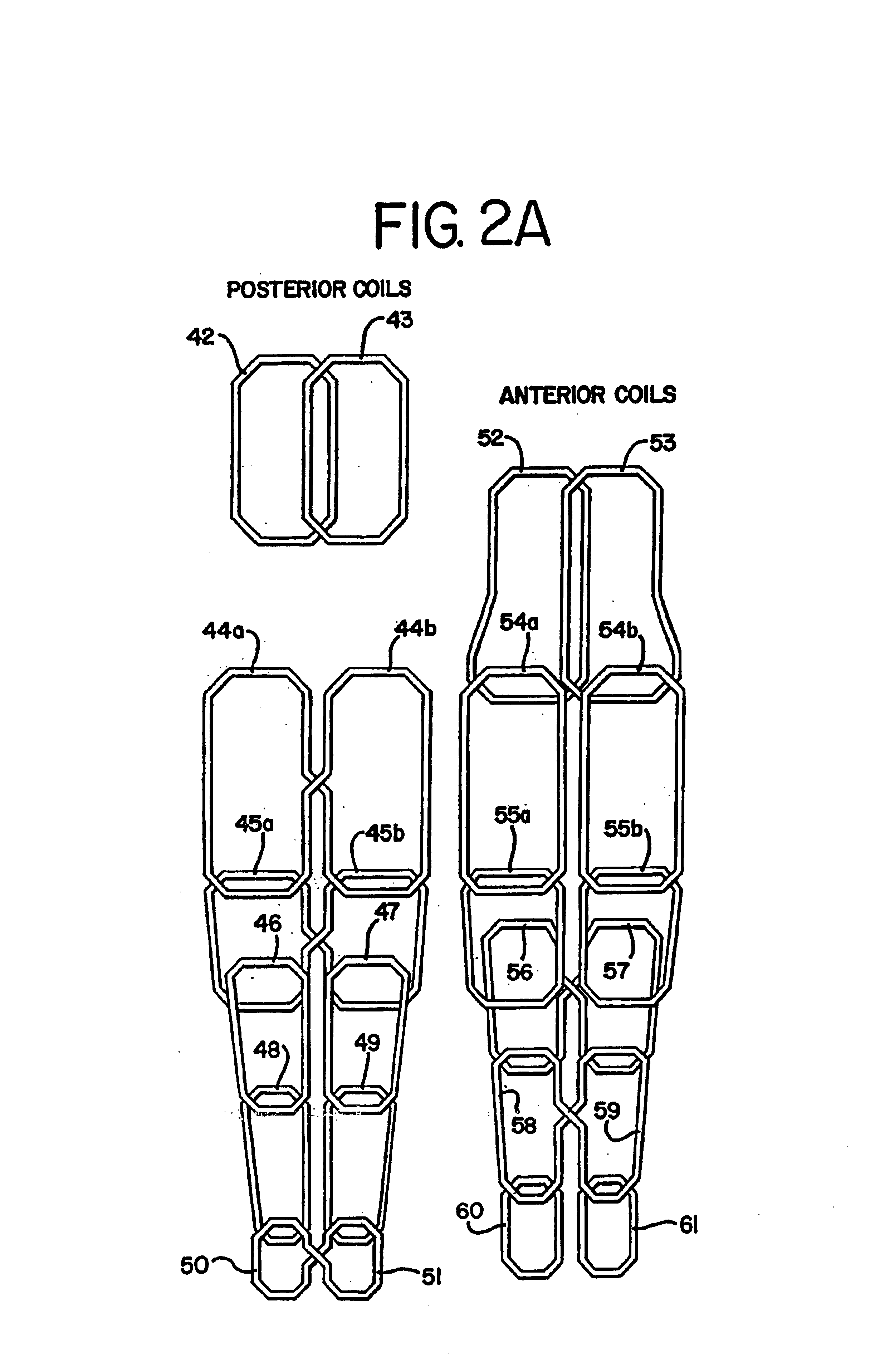 Interface for coupling an array of coils to a magnetic resonance imaging system