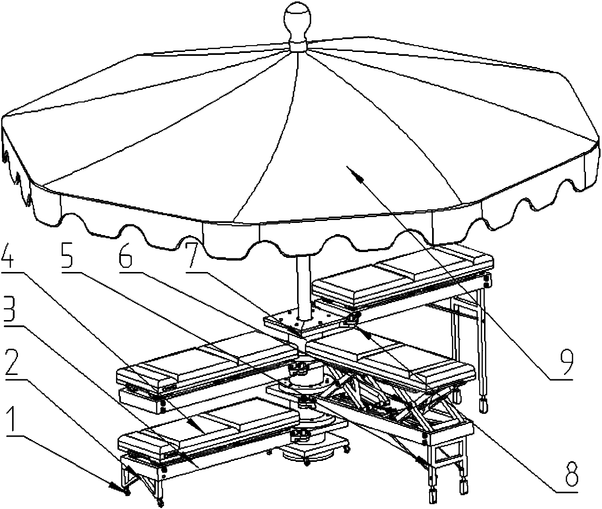 Camping bed