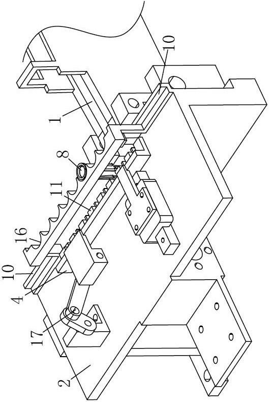 Horizontal telescopic suction head taking mechanism and working method thereof