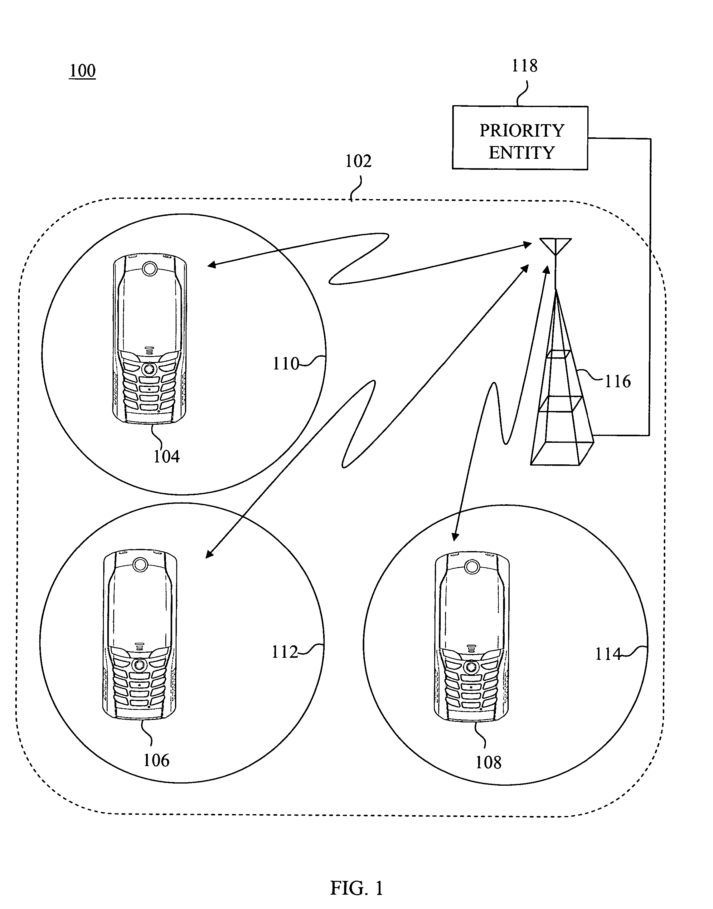 Broadcast message services for communication devices engaged in push-to-talk communication