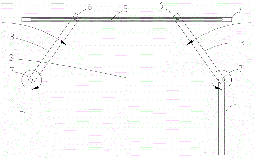 Rotary car top guard