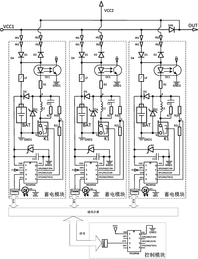 Micro-source battery pack, and a mini-sized photovoltaic inerter device having safety control function