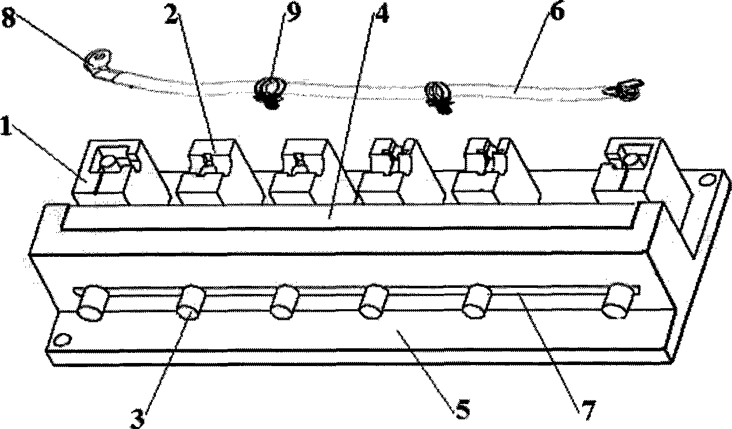 Assembling tool setup for automobile bunch product