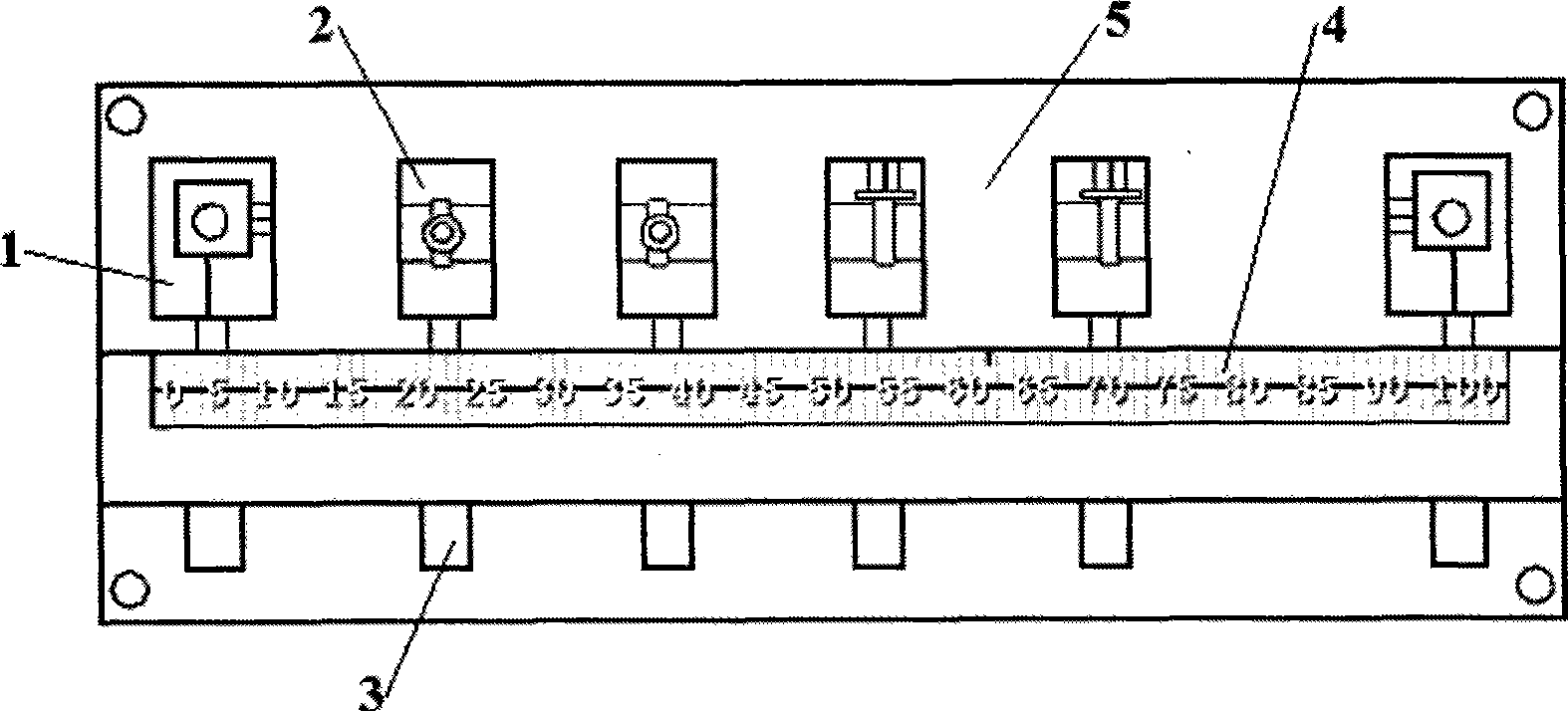 Assembling tool setup for automobile bunch product