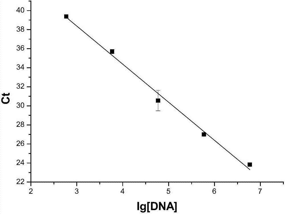 Plasmid standard molecular adaptable to sakazakii real-time fluorescent quantitation PCR (polymerase chain reaction) detection