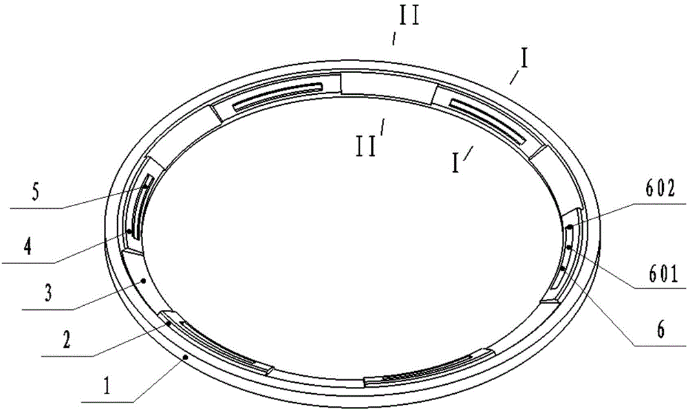 Municipal pipeline well mouth body provided with fluorophors