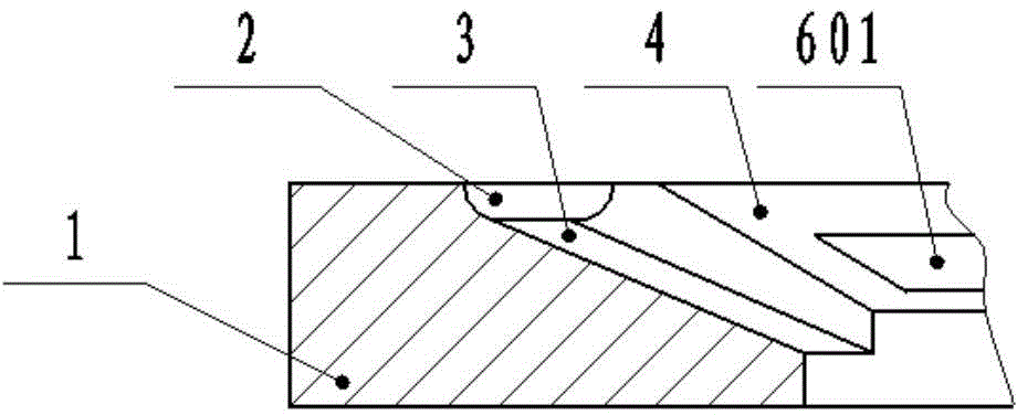 Municipal pipeline well mouth body provided with fluorophors