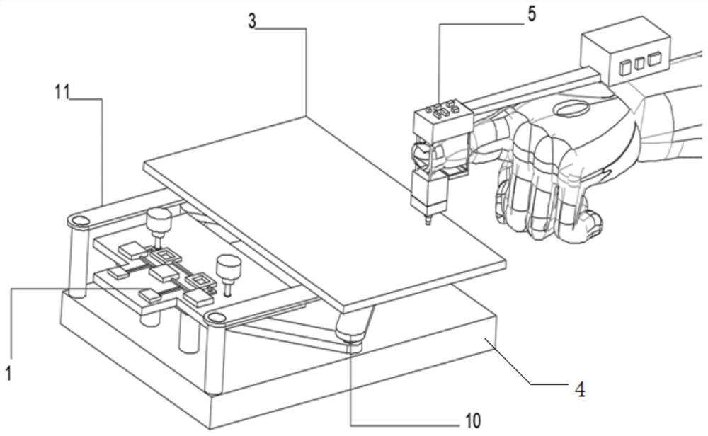 Touch screen-oriented magnetic traction type blind person reading device and reading method thereof