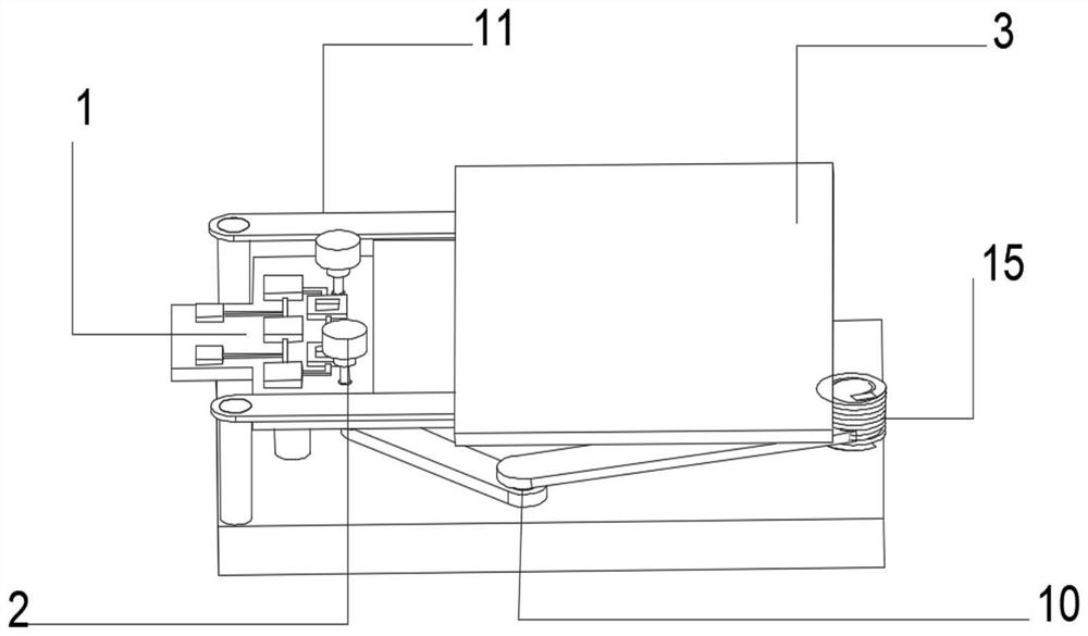 Touch screen-oriented magnetic traction type blind person reading device and reading method thereof