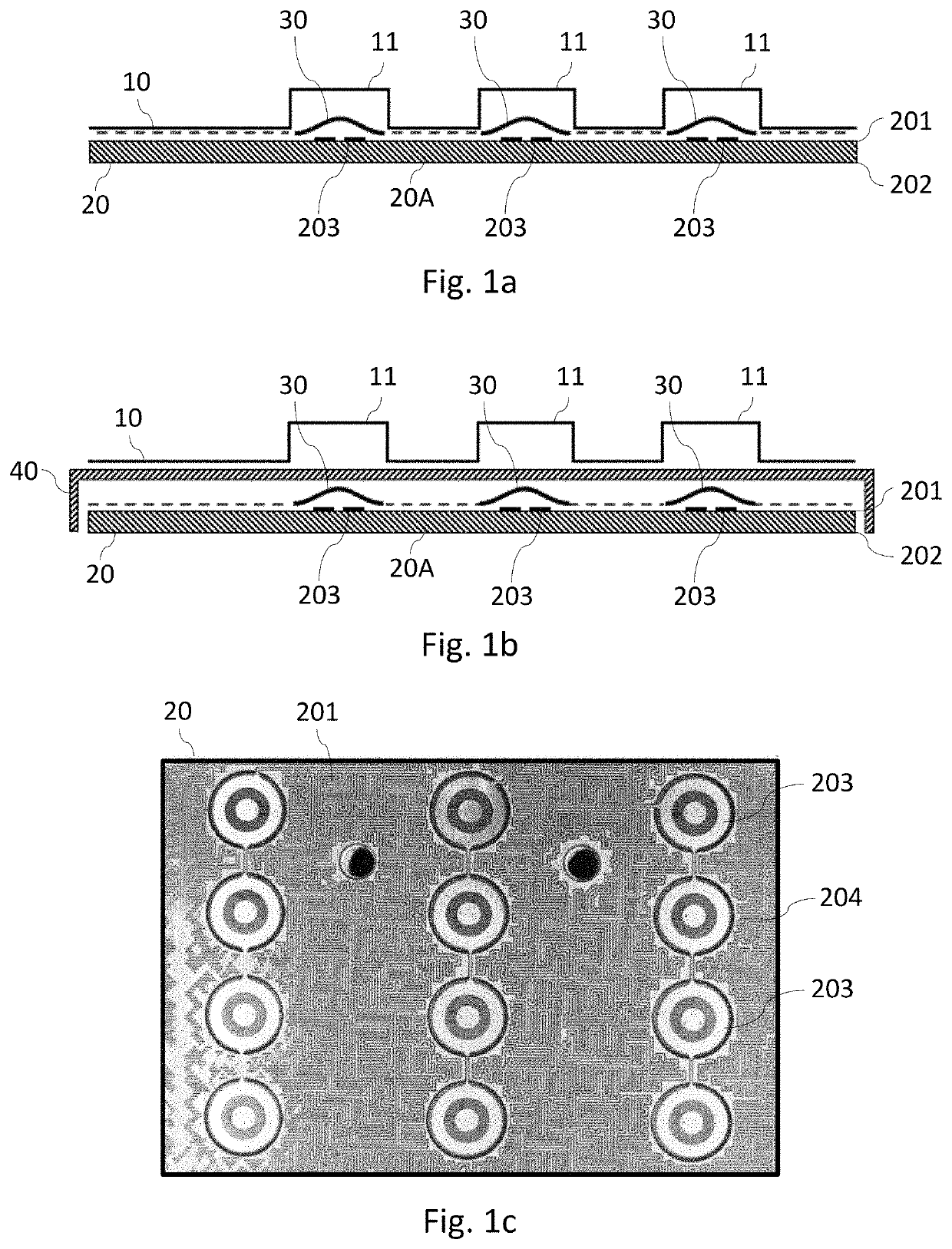 Secured keypad for an electronic data-entry device