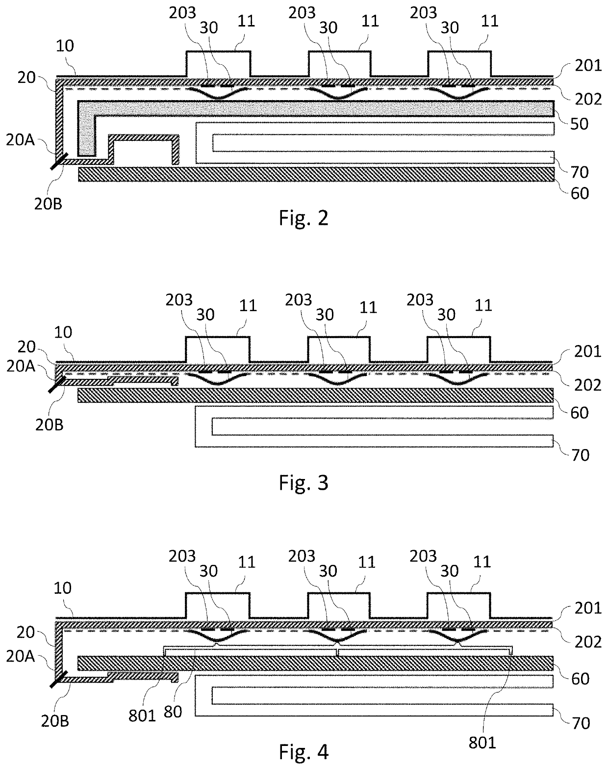 Secured keypad for an electronic data-entry device