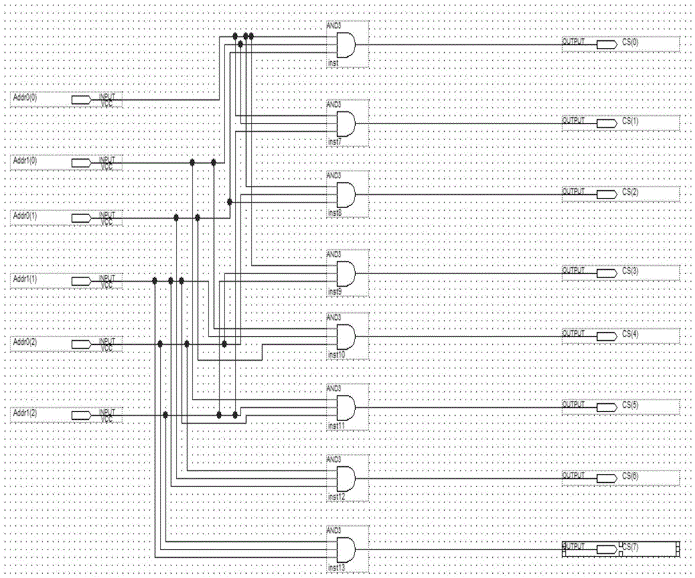 Address decoding method based on multi-valued logic circuit