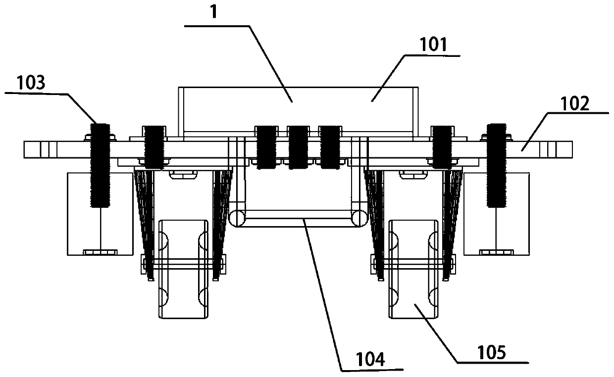 Cast-in-situ bridge formwork support system device and bridge cast-in-situ construction method