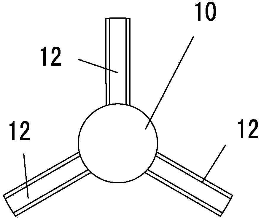 Half-blade-rotor-type axial flow blood pump