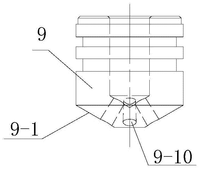 A high-pressure liquid-collecting pressure-regulating, overflowing, and safety valve