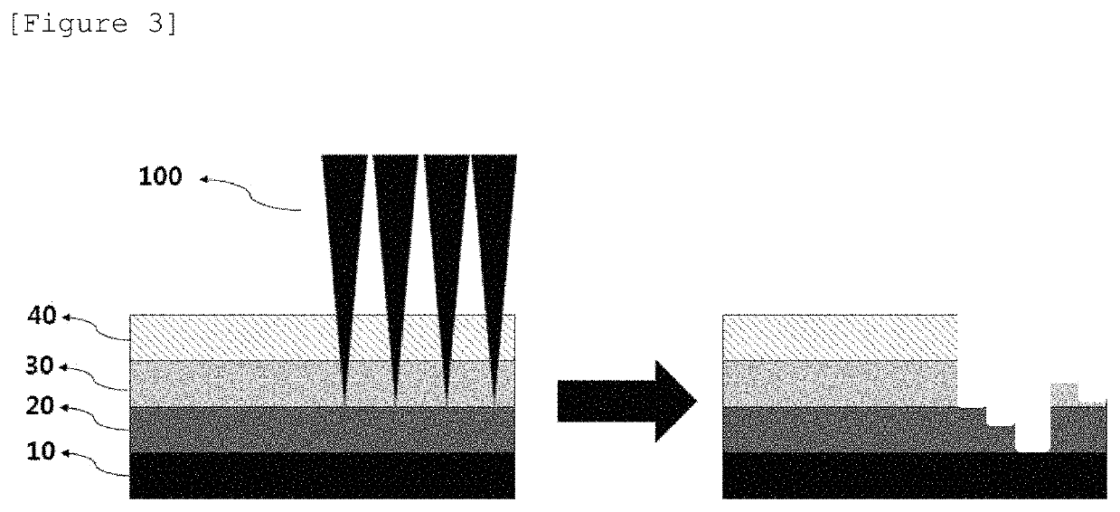 Method for forming wire portion of liquid crystal chromic device and liquid crystal chromic device