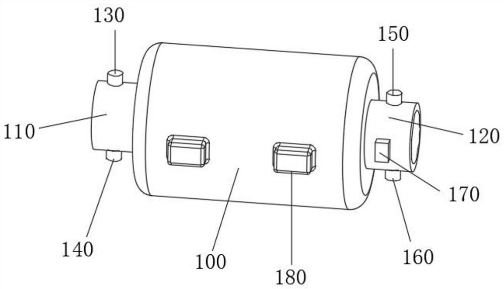 Anti-blocking structure of three-way catalytic converter