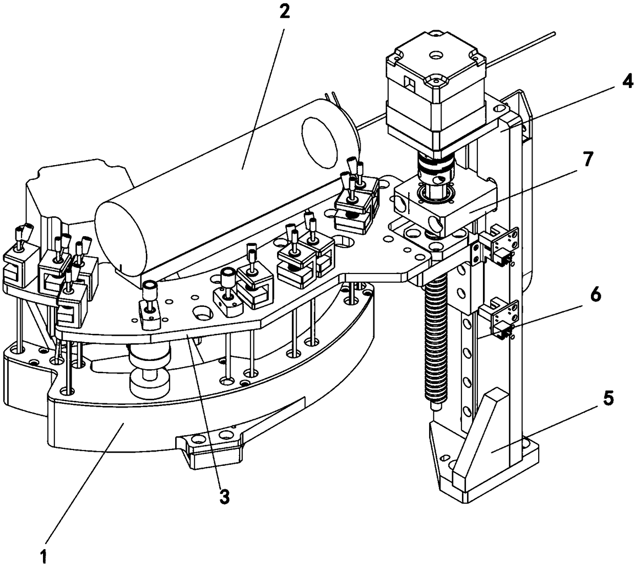 Magnetic separation device with cleaning tank