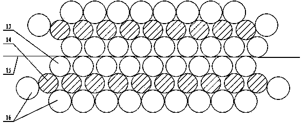 Intermediate roller assembly for straightening machine for medium and thick plates