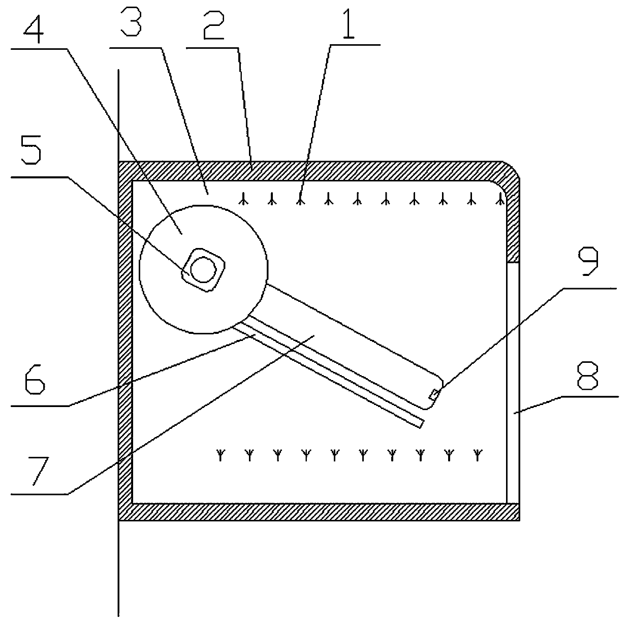 Medical surgical hand disinfector capable of realizing convenient elimination of disinfection dead angles