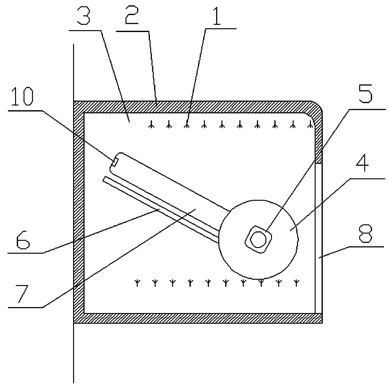 Medical surgical hand disinfector capable of realizing convenient elimination of disinfection dead angles