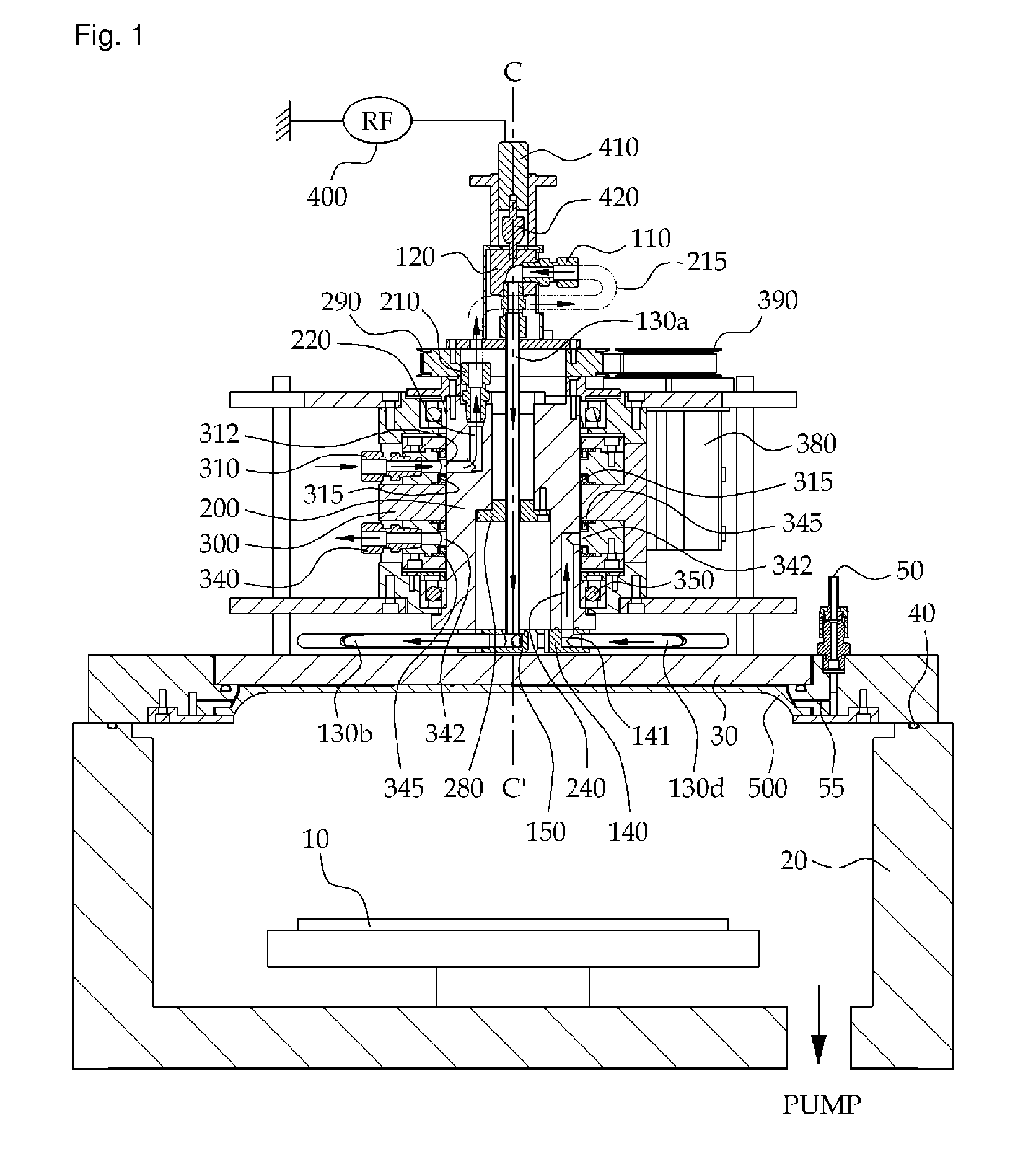 Rotational antenna and semiconductor device including the same