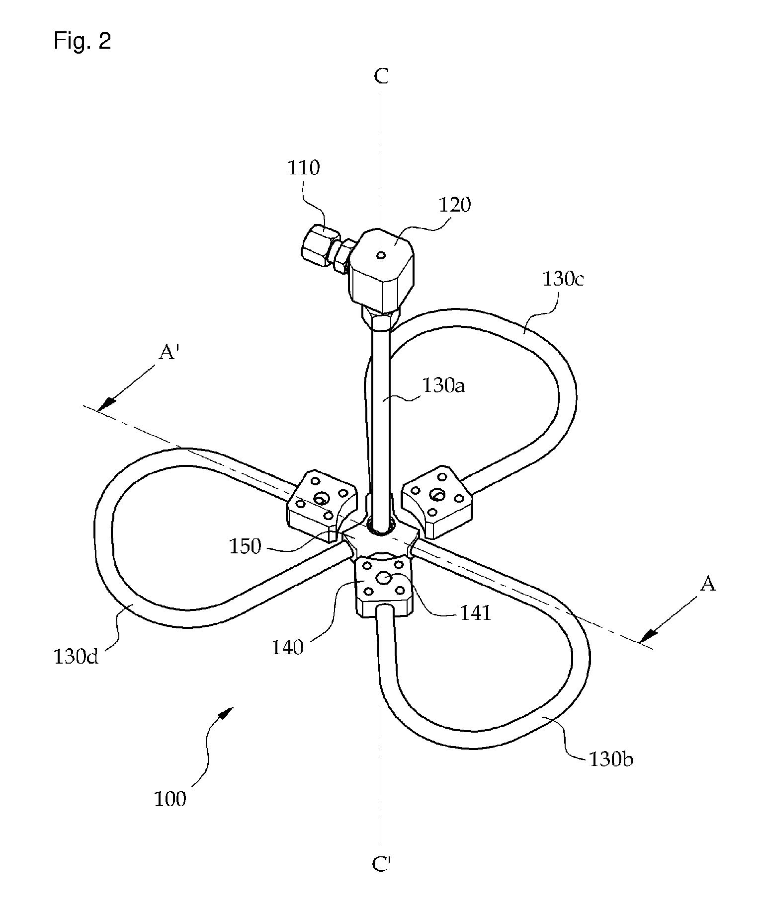 Rotational antenna and semiconductor device including the same