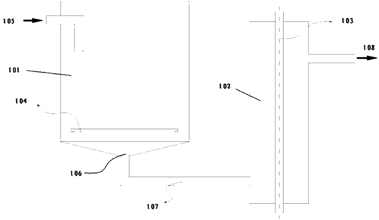 Organic waste water treatment system for water-based topcoat application technology of equipment coating and method thereof