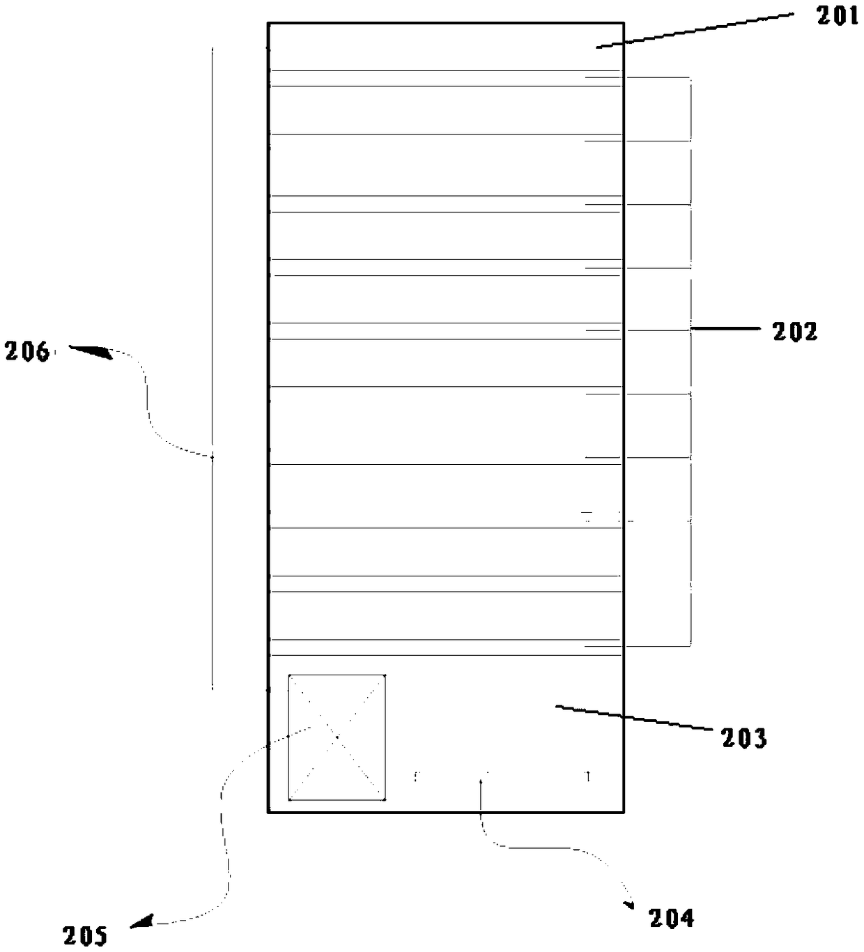 Organic waste water treatment system for water-based topcoat application technology of equipment coating and method thereof