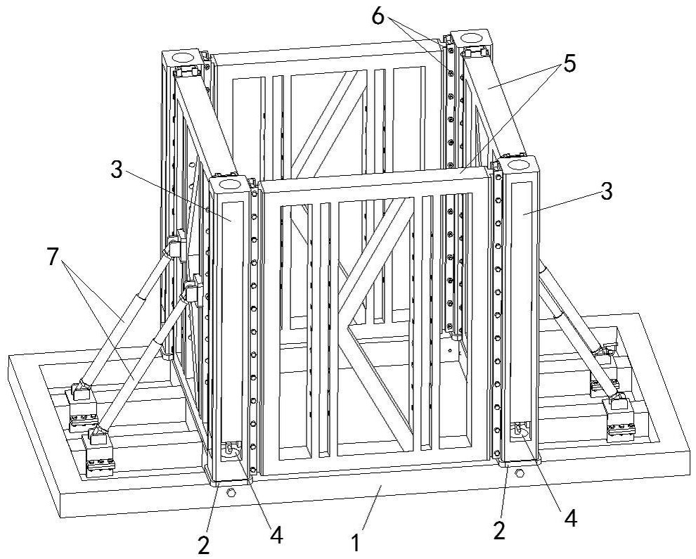 An assembled steel structure reinforcement bracket